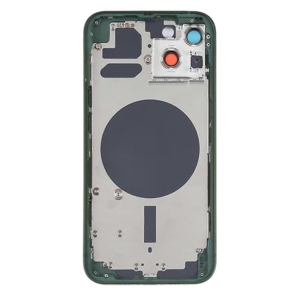til iPhone 13 6.1 tommer Bag Batteri Hus Cover+Midterplade Ramme+Sideknapper Udskiftning - Perfekt Style A