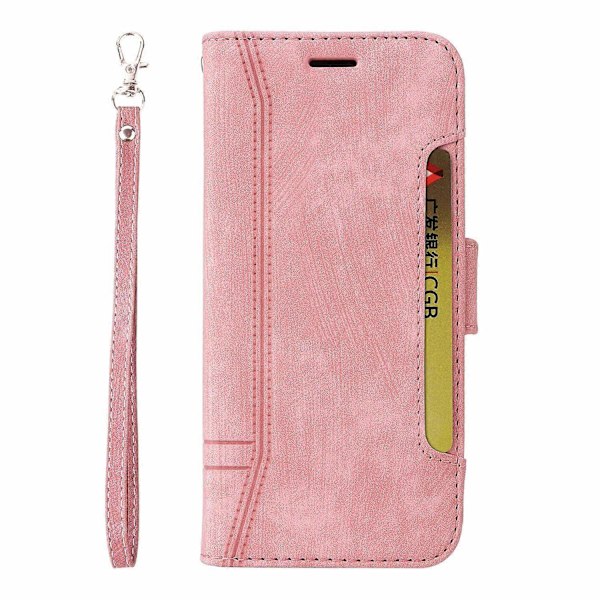 til Huawei nova Y70 / Y70 Plus / Enjoy 50 BETOPNICE Dobbelt-side Spænde Læder Telefon Cover - Perfekt Pink