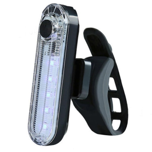 LED Sykkel Baklys USB Oppladbart Sykkel Baklys Vanntett Sykkellampe med 4 Moduser Kompatibel med Nattsykling-Perfekt White OPP Bag