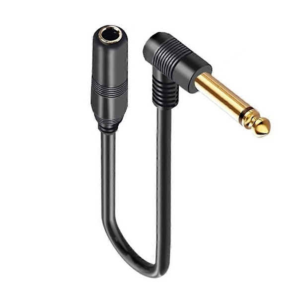 1/4'' TRS 6.35mm Han till 6.35mm Hon Stereo-kabel för Gitarrförstärkare - Perfekt Mono 2m