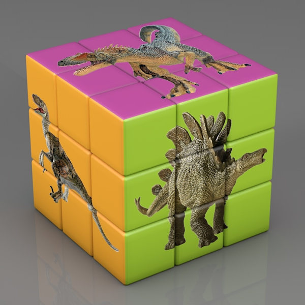 Kid Magic Cube Studentutbildning Matematik Kemi Fysik Kunskap 3x3x3 pussel cube toy för barn som lär sig Magico Cubo-Perfet Dark Grey