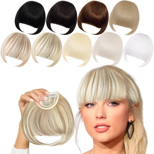 Blond Bangs Clip In Bangs Blond Clip In Thick Natural - Perfet