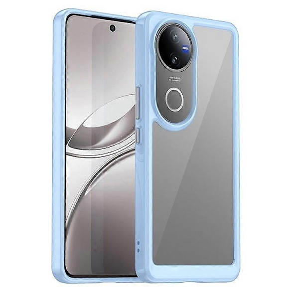 Kompatibel med vivo V50 5G Skal TPU + Akryl Skyddande Transparent Mobilskal - Perfekt Blue
