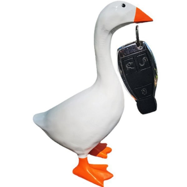 Magnetic Key Ring Holder Duck Key e Goose Storage Heminredning - Perfet Orange