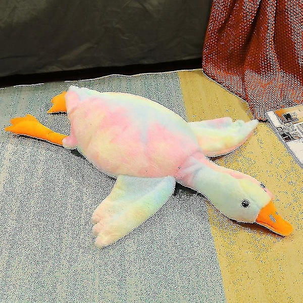 50-190cm Jätte Stor Plush Anka Leksak Söta Stora Gåspluffy Kudde Söta Jätte Anka Soffa Kudde Mjuk Fylld Djurdocka Barnpresent - Perfekt Gray 160cm