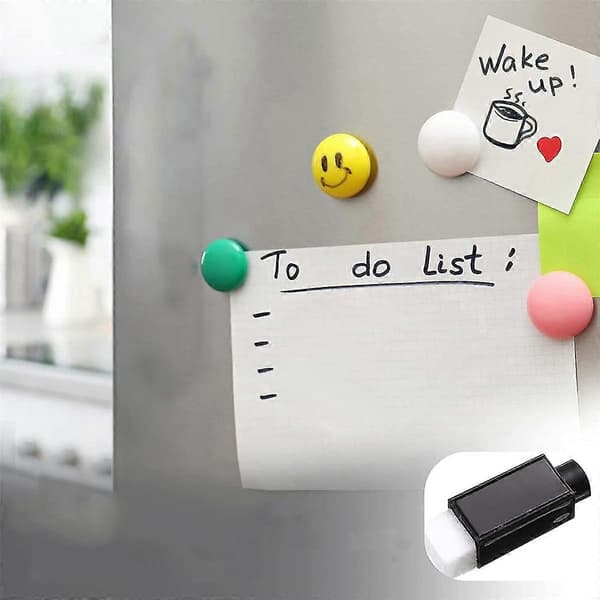 100 Stykker Whiteboardtusser Whiteboard Sort Whiteboardtusser med Gummihætte Fin Spids Whiteboard M-Perfet