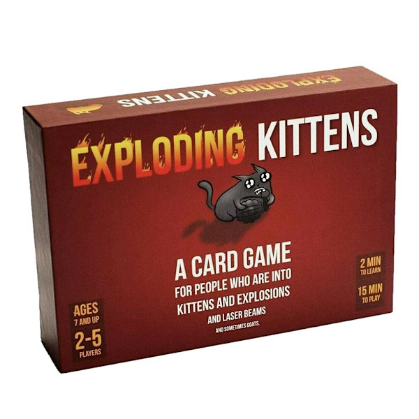 Exploding Kittens Original Edition Multi Player Party Kortspil - Perfekt