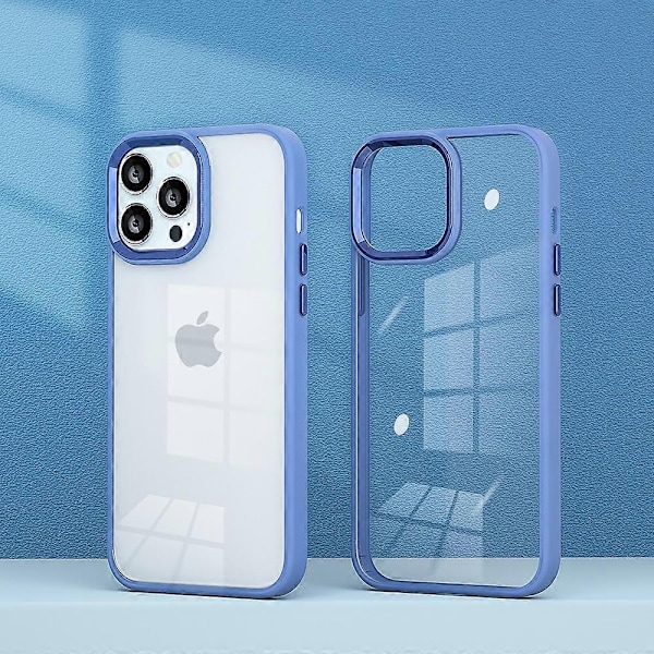 Frostet telefondeksel for 14 Pro Max, iPhone 14, iPhone, 14 Plus, iPhone 14 Pro-Perfet dark blue iPhone 14 Pro