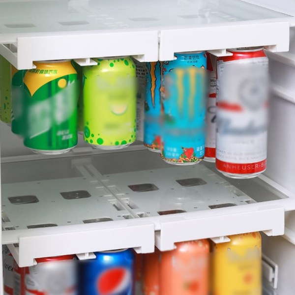 Opbevaringsstativ til ølsodavandsdåse Køleskab Slide under hylde - Perfet