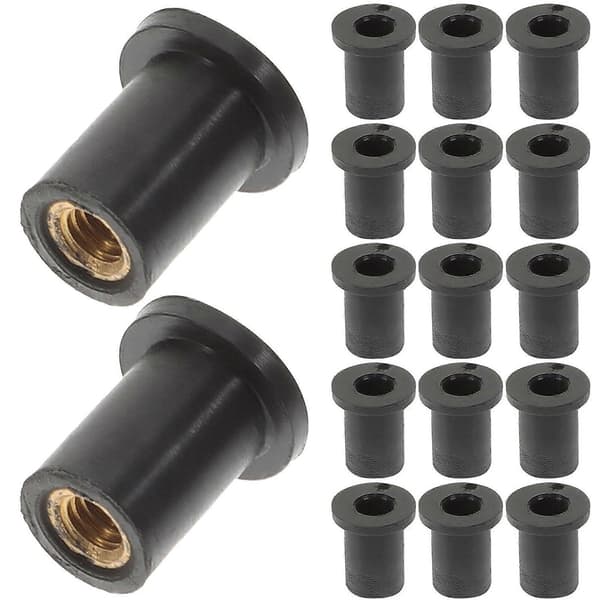 25 st Brunnmutter Motorcykel Vindrutesmutter Expansionsmutter med 5/16 tums hål - Perfekt