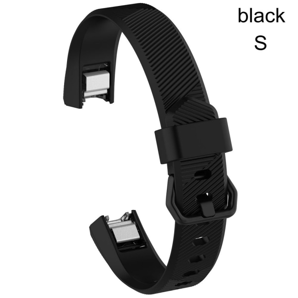 for Fitbit Alta / Alta HR Silikonklokke BLACK S - Perfet