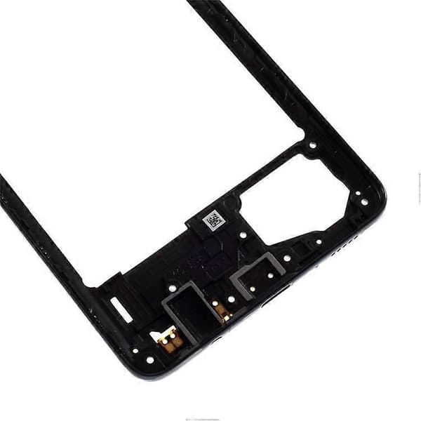 OEM Midterpladeramme Kompatibel med Samsung Galaxy A71 SM-A715-Perfekt Black