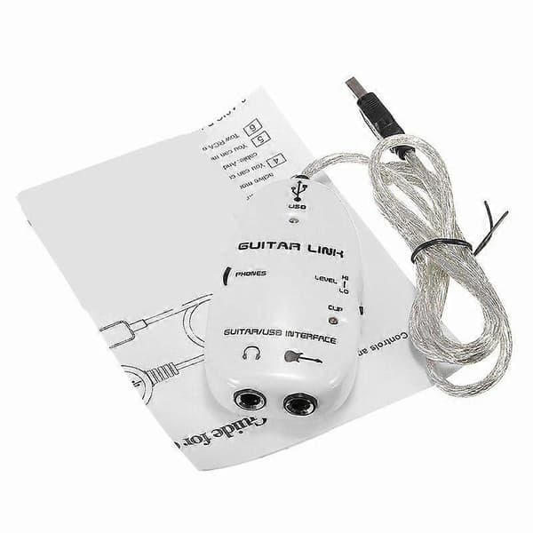 6,3 mm Jack til USB Gitar Link Kabel Adapter Gitar til PC Opptak Avspilling Gitar Effekt Kabel USB Gitar Adapter - Perfekt