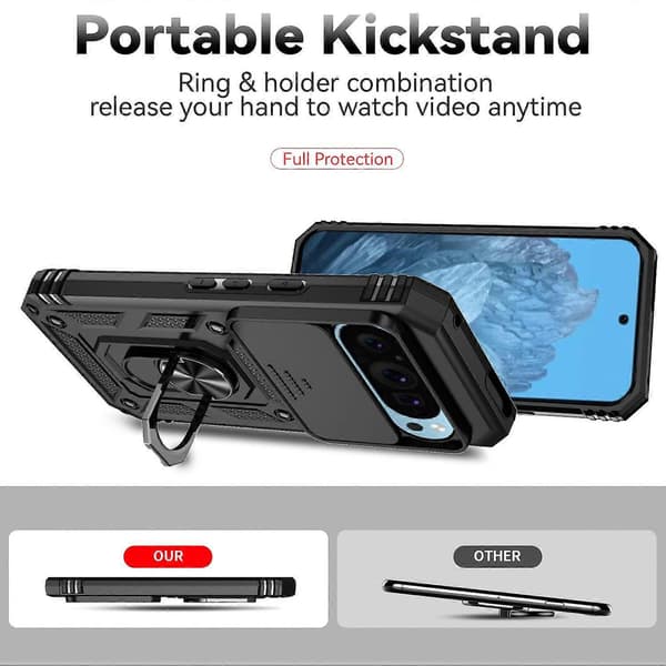 Skydbart kameracover - Ridsefast, ultratyndt, universel smartphonebeskyttelse For Google Pixel 10