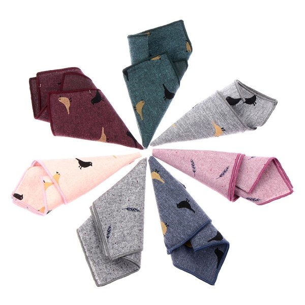 Bomullslommetørkle Pocket Square Business Casual 10 - Perfet