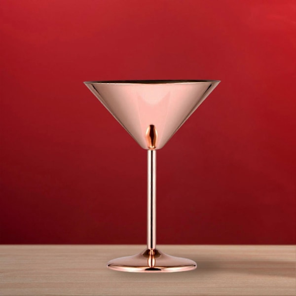 4 stk. Kobber Martini Glas - Fantastiske Hamrede Kobber Martini Glas til Bar Martini Gimlet Pisco Sour - Perfekt