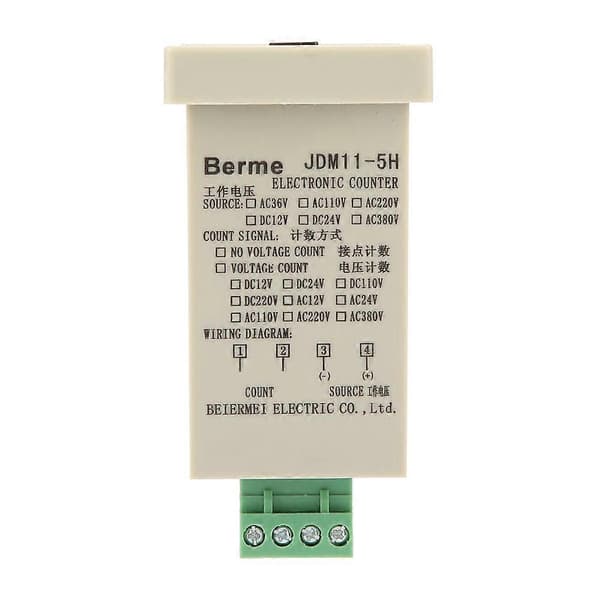 JDM11-5H5 Digital Display Elektronisk Akkumulerende Teller DC 12V-Perfet