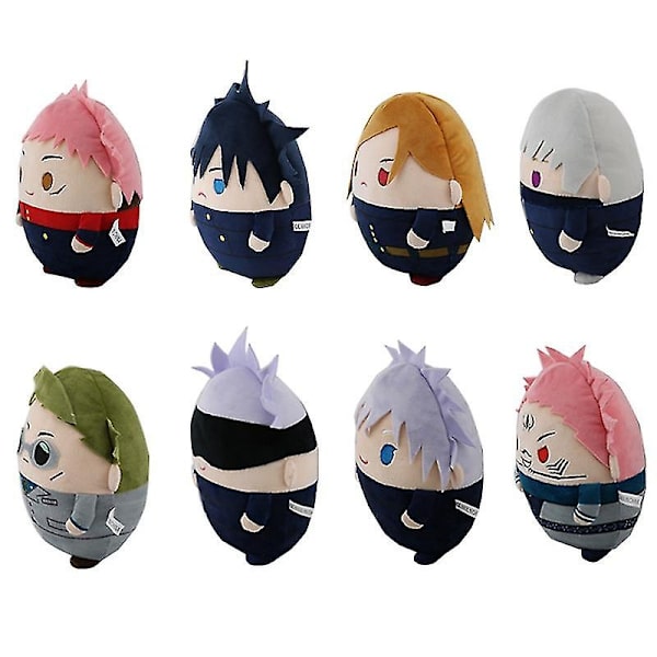 22cm/30cm Anime Jujutsu Kaisen Plyschdockor Fushiguro Megumi Itadori Yuji Gojo Satoru Kugisaki Nobara Gosedjurspresenter[HK]- Perfet f