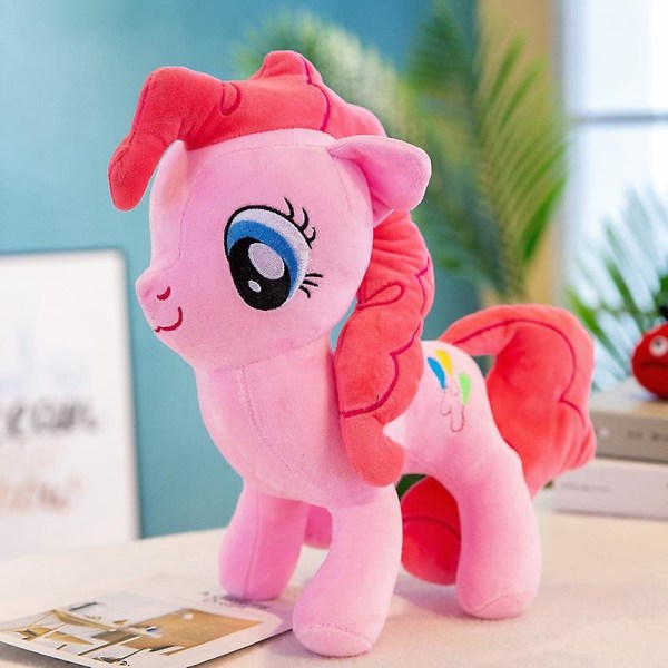 20/30/40/50 cm My Little Ponyed Plys udstoppet legetøj Pinkiepie Applejack Rainbowdash Anime figur tegneseriedukke Børn Fødselsdagsgaver - Perfet D 30cm