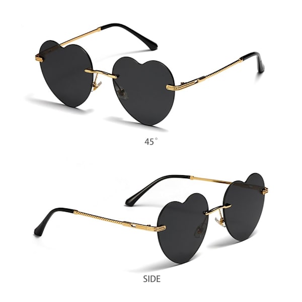 Heart Sunglasses Naisten aurinkolasit CLEAR BLUE- Perfet Clear Blue
