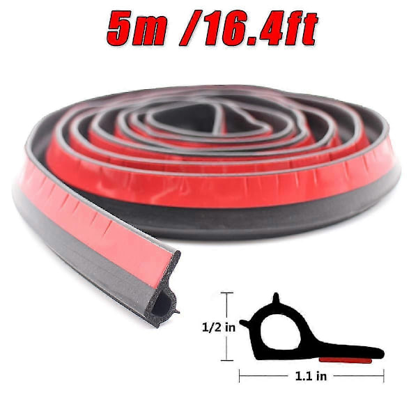 3/5m Liimattava Universaali Tiivistenauha Lava-auton Lavan Kumisella Takaluukun Tiivistesarjalla Yhteensopiva Toyota Yhteensopiva Hilux Sr5 Sr|fillers-Perfet 5m