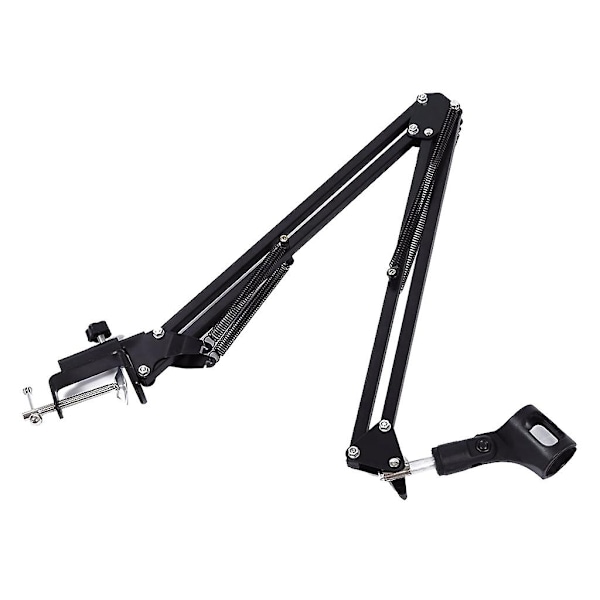 Boom Arm Stand Heavy Duty 360 Adjustable Metal Mic Stand Desktop Bracket-Perfet Black 0