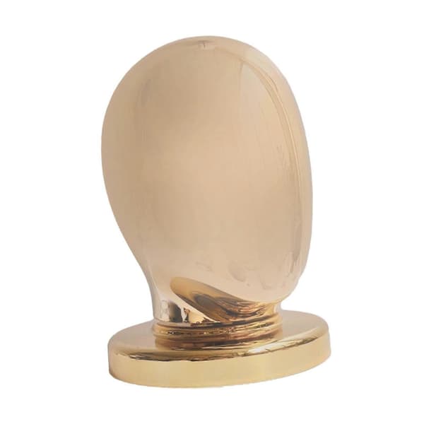 Hatt Display Mannequin Hode Mannequin Hode Modell Mote Bordplate Caps Oppbevaring-Perfekt Gold