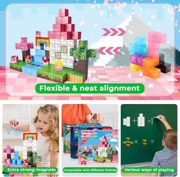 150 Magnetiska Byggklossar - Leksakspresent för Barn (1 set) zh016