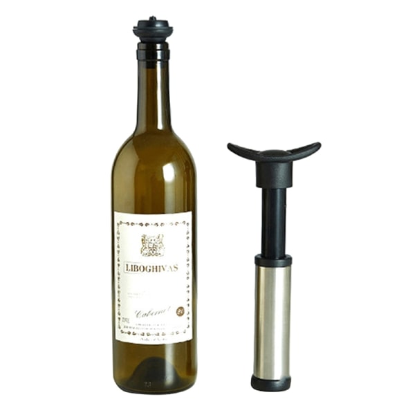 1 pump 4 kapsyler Wine Saver Vacuum vinflaska propp stängning - Perfet