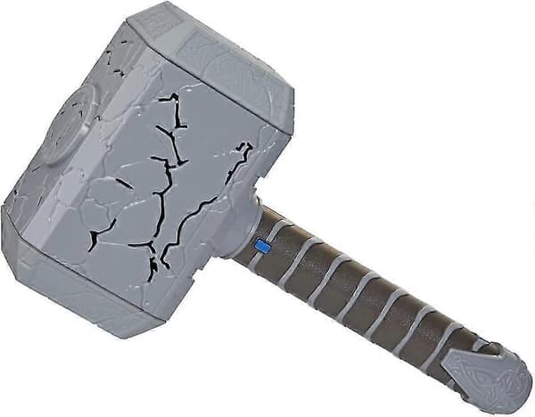 Marvel Studios Thor: Love and Thunder Mighty Fx Mjolnir Elektronisk Hammer Leksak för Barn från 5 År och Uppåt - Perfekt