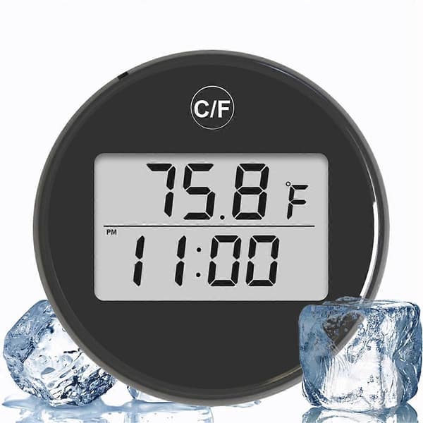 Vesikylpytermometri pieni kelluva vedenpitävä jääkylpytermometri LCD-näytöllä vedenpitävä C-Perfet