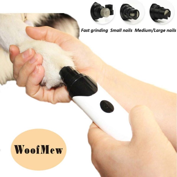 Dog Cat Claw Sharpener Elektrisk Klotrimmer 2 Speed ​​USB