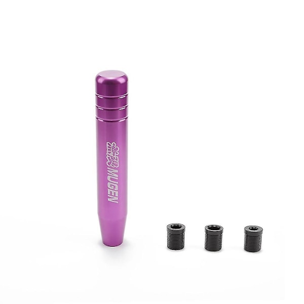 Växelspaksknopp i aluminiumlegering för bil, förlängd manuell växellåda, universell, aluminiumväxelspak, växelknopp - Perfekt purple