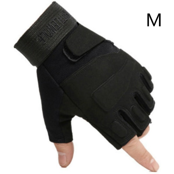 Outdoor Tactical Gloves Sportshansker Half Finger ilitary one - Perfet black M