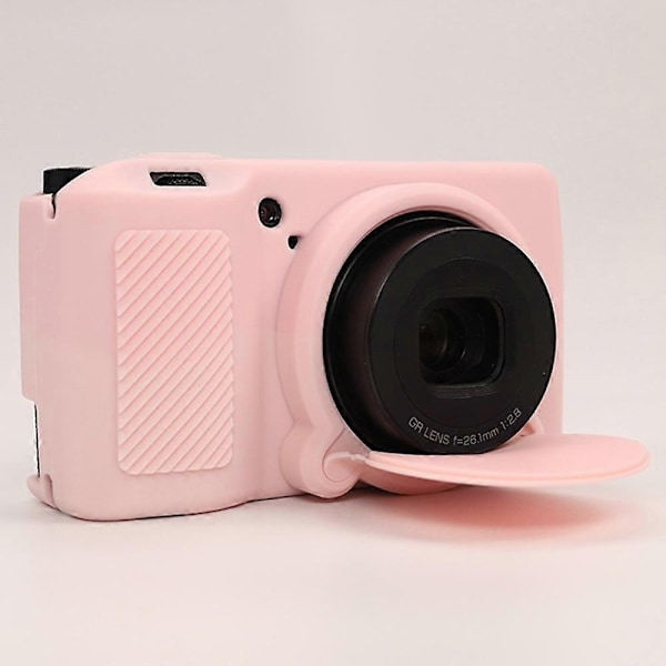 Ricoh GR IIIx ja GR III -kameroille tarkoitettu naarmuuntumaton silikoninen suojakotelo - Savunpunainen - Perfet Smoky Pink