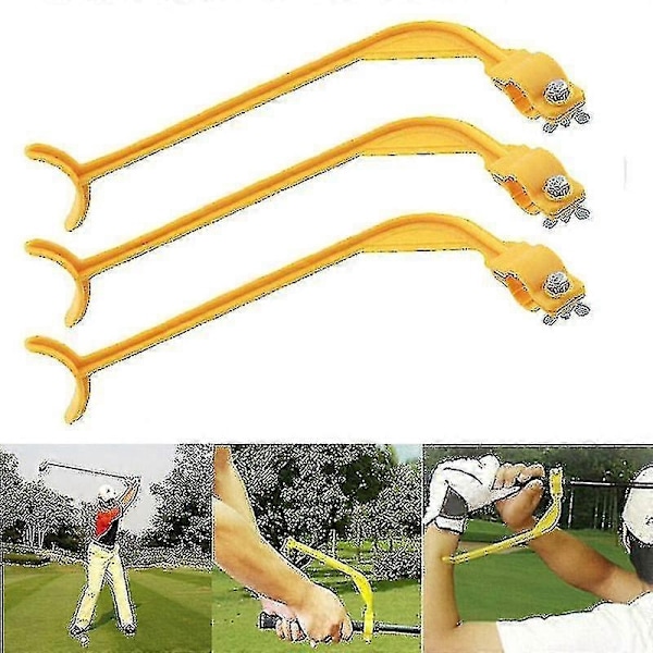 Golf Svingtränare Praktisk Guide Golfställning Korrigering Handleds Träning Hjälpmedel - Perfekt