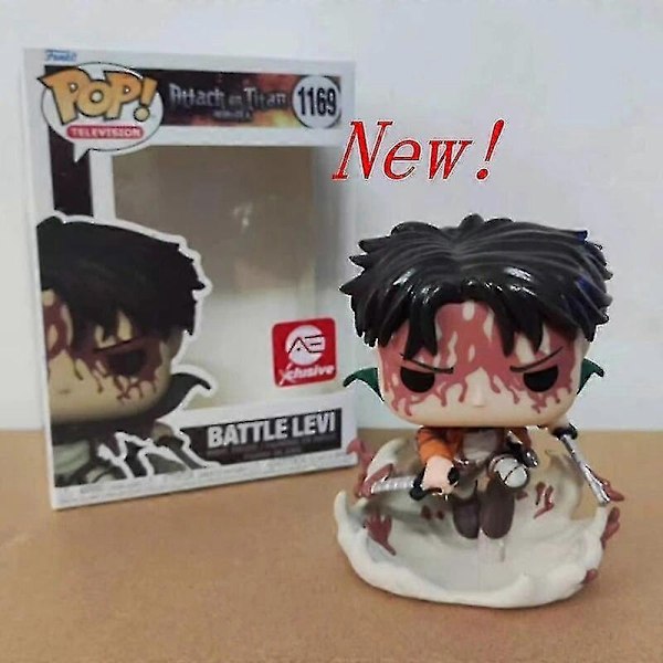 Attack on Titan serie #1169 Battle Levi actionfigur leksakssamling present 1169 utan låda - perfekt