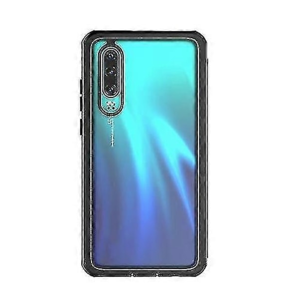 Vattentätt, dammtätt och stötsäkert transparent akryl mobilskal för Huawei P30 - perfekt
