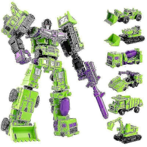 Transformers Constructicon Devastator Set 6 i 1 Byggleksaker för Barn Actionfigur Samlare Presentidé-Perfekt