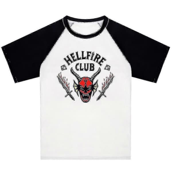 Stranger Things 4 Hellfire Club T-skjorte - Perfekt Style4 100