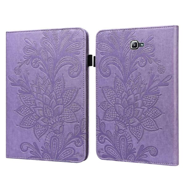 för Samsung Galaxy Tab A A6 10.1 tum 2016 Läderfodral - Perfet Purple