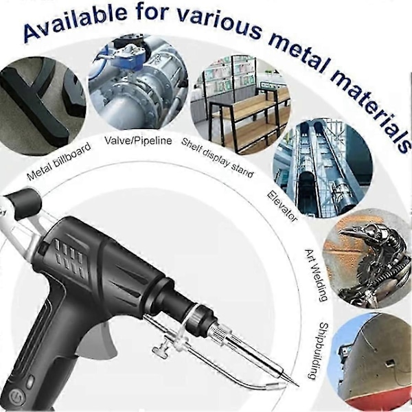 Intern Uppvärmda Industriella Lasersvetsverktyg Intern Uppvärmning Handhållet Lödningsverktyg Kit för Reparationer Hem DIY-Perfekt Green EU plug