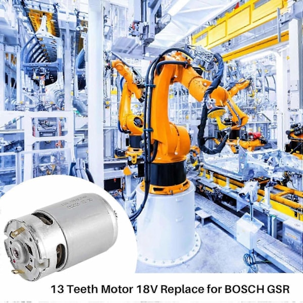 13-växlad motor 18V ersättning 18-2-LI 18-2-LI GSR18-2-LI GSB18-2-L1 1800 LI-2 PSB1800 skruvdragare-Perfekt