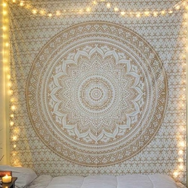 Väggbeklädnad Sol och Måne Gobeläng Mandala Heminredning - Perfet