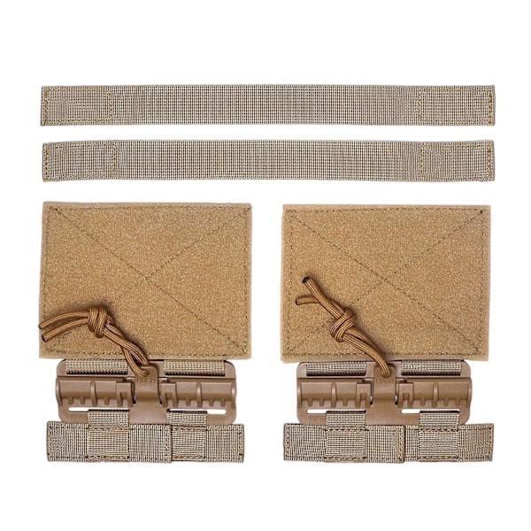 2x Snabbspänne Set Tub Cummerbund Adapter för Cosplay verktyg 6094 Svart-Perfet Brown