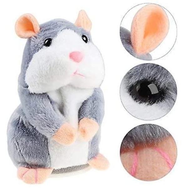 barnstoppad interaktiv leksak Talande hamster plyschleksak Upprepa vad du säger Rolig 18 cm - Perfet