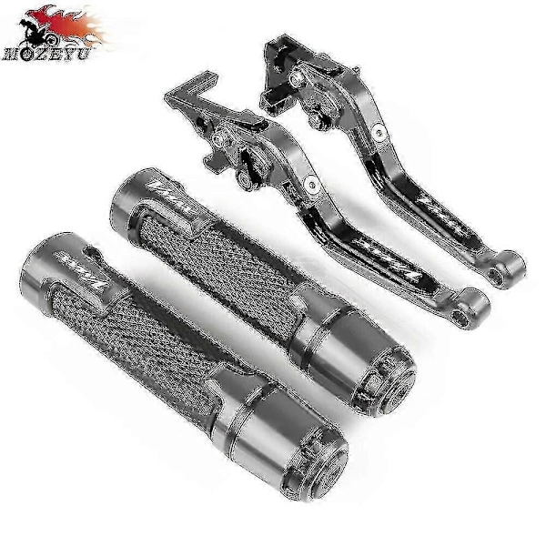 Yhteensopiva Yamaha V-max 1200 Vmax 1200 1985-2007 2006 2005 2004 2003 2002 2001 moottoripyörän jarrukahvan ja kytkinkahvan sekä ohjaustangon kanssa+(adq-Perfet VMAX 1200 1985-20074