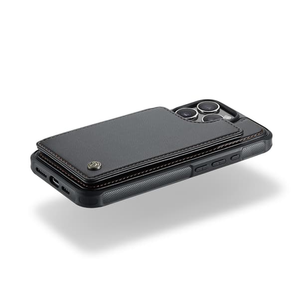 Kääntökotelo iPhone 12 Pro Maxille, musta