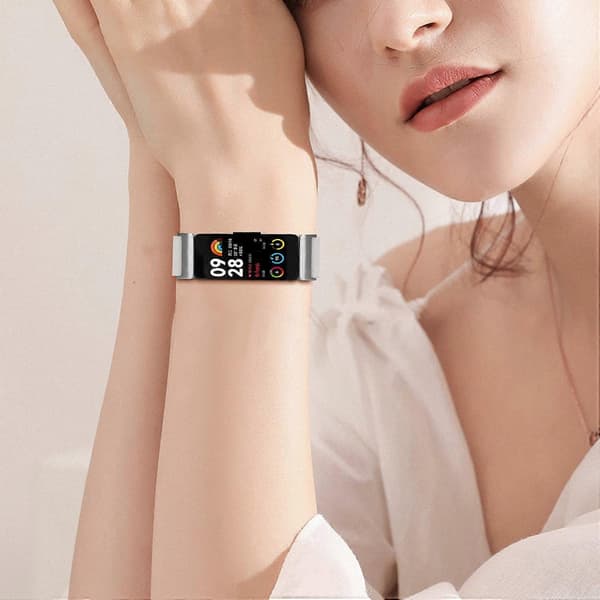 Typ B Kompatibel med Fitbit Inspire 2 Nylonflätat Klockarmband Justerbart Ersättningsarmband - Perfekt Style E