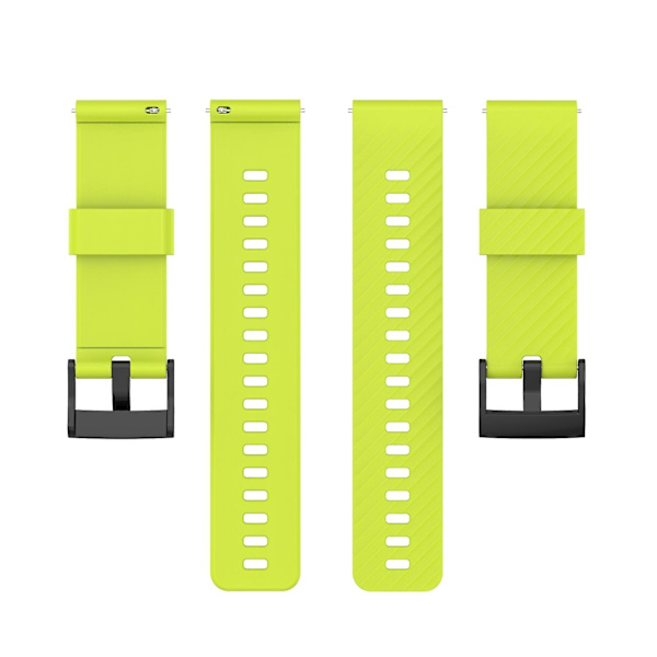 för Suunto 7 enfärgad silikonklockarmband-Perfet Lime Green 0